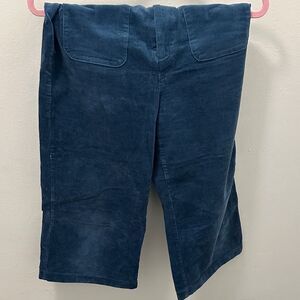 Princess Highway Blue Corduroy Straight Leg Pants